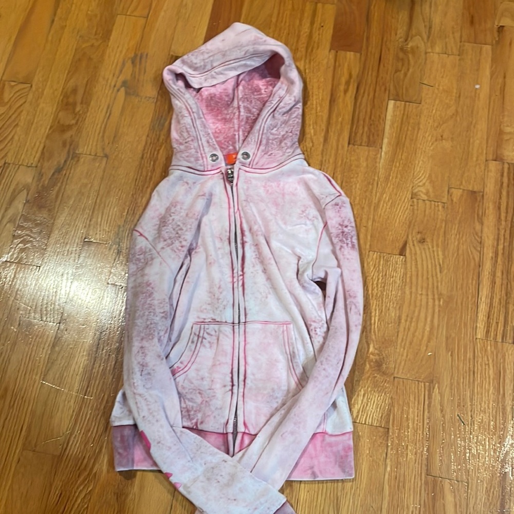 Super soft zip up from Butter! Size large kids and is pink.